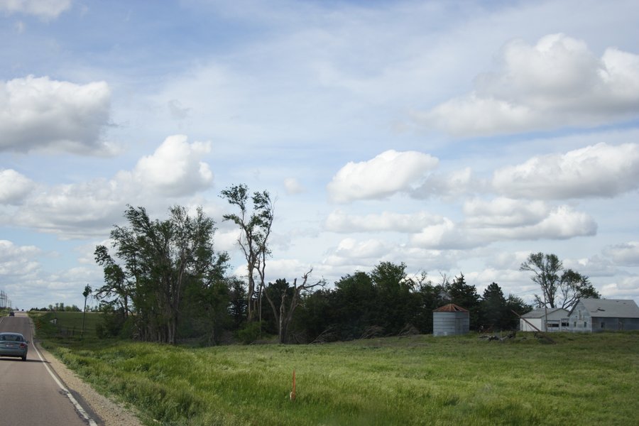 cumulus humilis : near Greensburg, Kansas, USA   24 May 2007