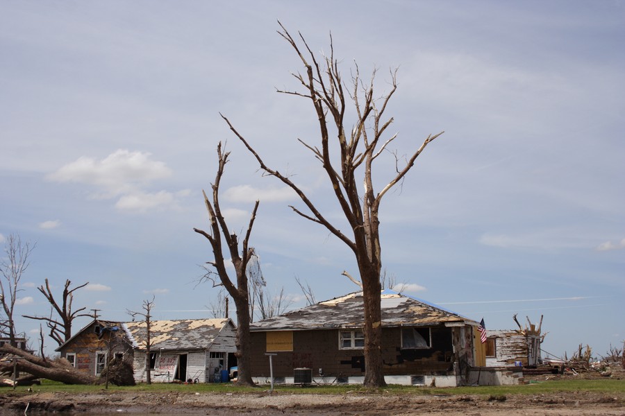 disasters storm_damage : Greensburg, Kansas, USA   25 May 2007