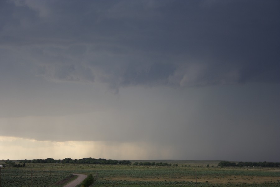 cumulonimbus supercell_thunderstorm : ESE of Campo, Colorado, USA   31 May 2007