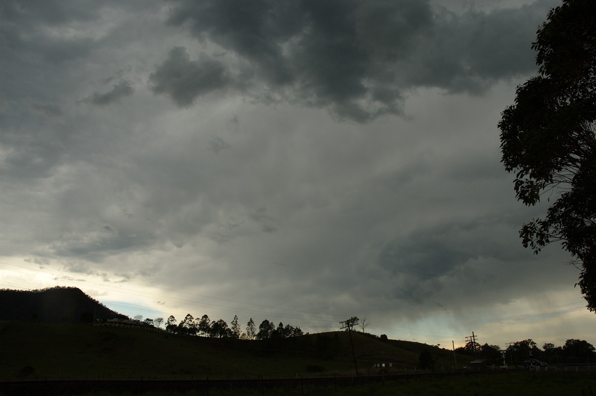 anvil thunderstorm_anvils : Wiangaree, NSW   12 October 2007