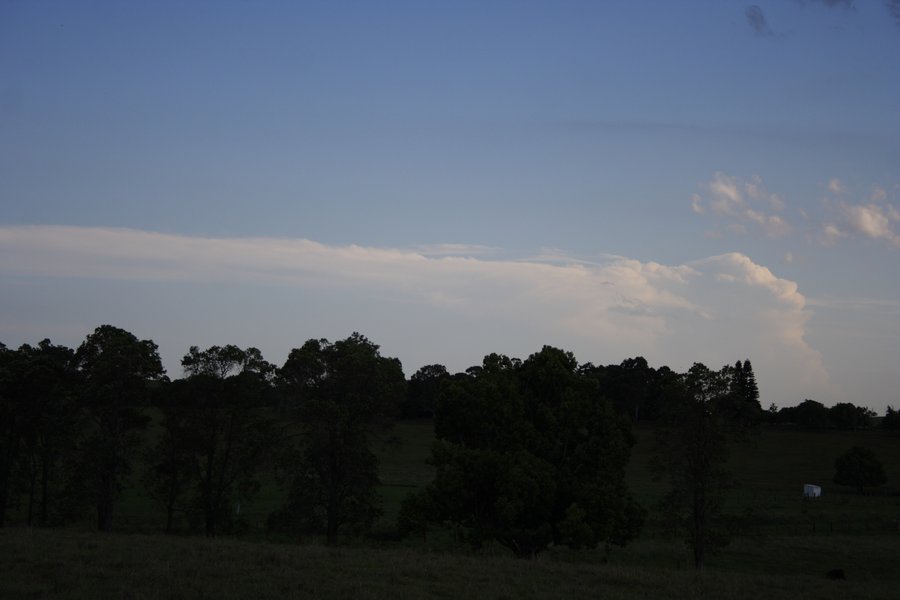 thunderstorm cumulonimbus_incus : near Kyogle, NSW   30 October 2007