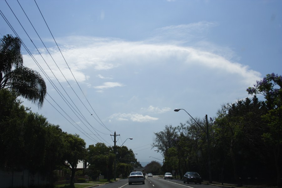 anvil thunderstorm_anvils : Richmond, NSW   21 November 2007