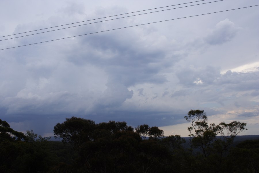 cumulonimbus thunderstorm_base : Kurrajong Heights, NSW   21 November 2007