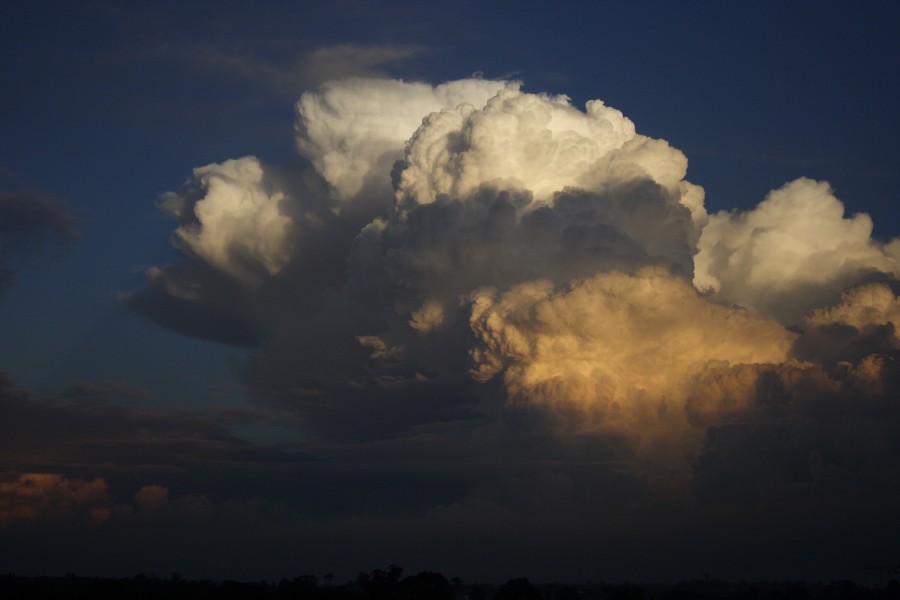 thunderstorm cumulonimbus_incus : Schofields, NSW   28 May 2008