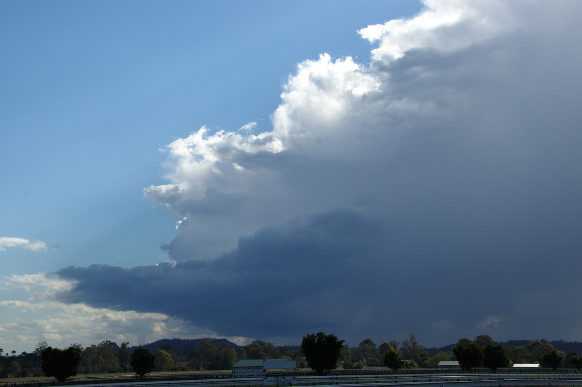 thunderstorm cumulonimbus_incus : near Canungra, QLD   25 October 2008