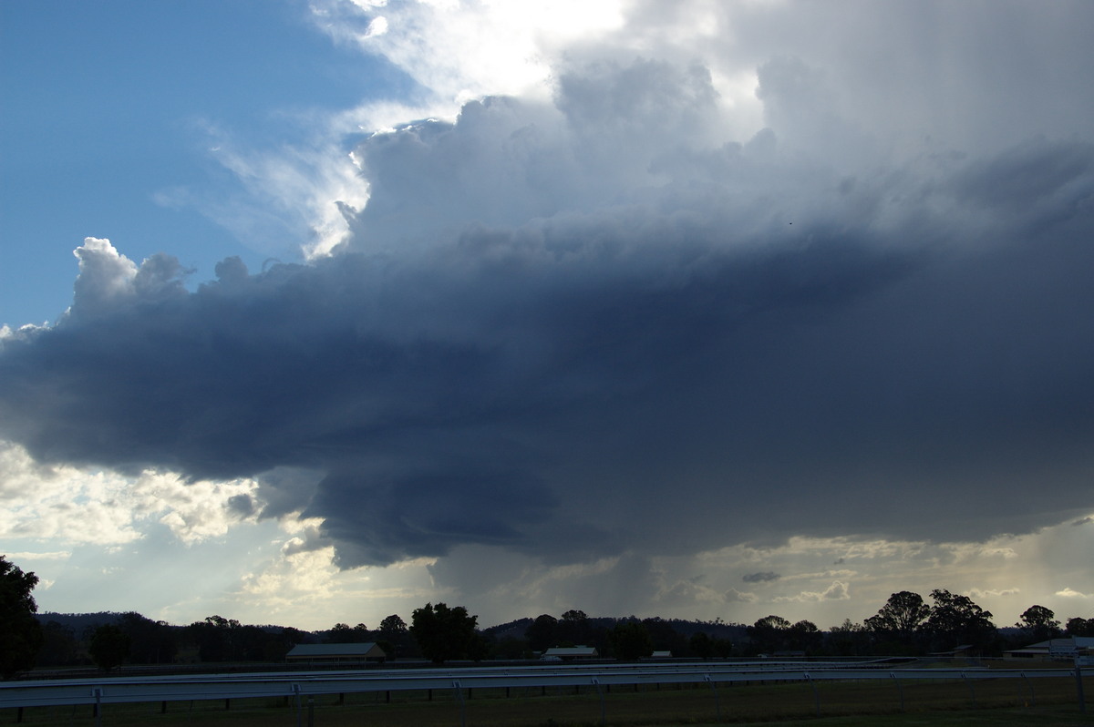 thunderstorm cumulonimbus_incus : near Canungra, QLD   25 October 2008