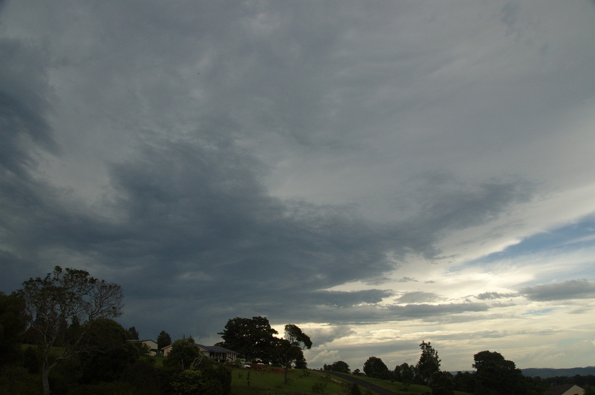 anvil thunderstorm_anvils : McLeans Ridges, NSW   3 December 2008