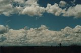 distant cumulonimbus with some crisp tops 1:40pm S of Uralla